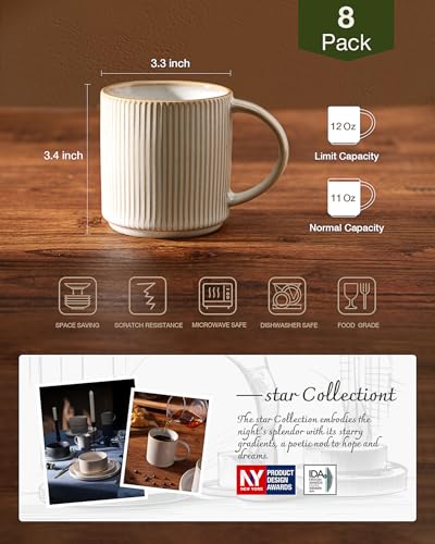Coffee Mug Set of 8 (72 Count)