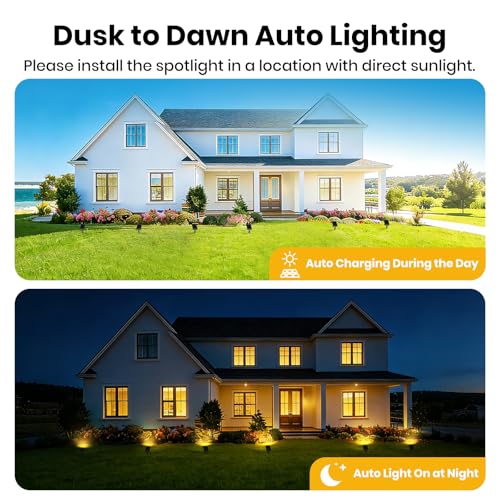 Solar Spot Lights Outdoor (2 Count)