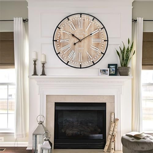 24 Inch Grand Farmhouse Wall Clock
