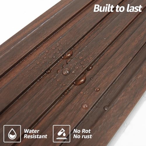 108 x 6 in WPC Wood Slat Wall Panels