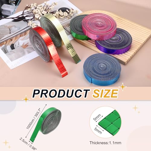 5x5mm Self Adhesive Mirrors Mosaic Tiles (10000 Count)