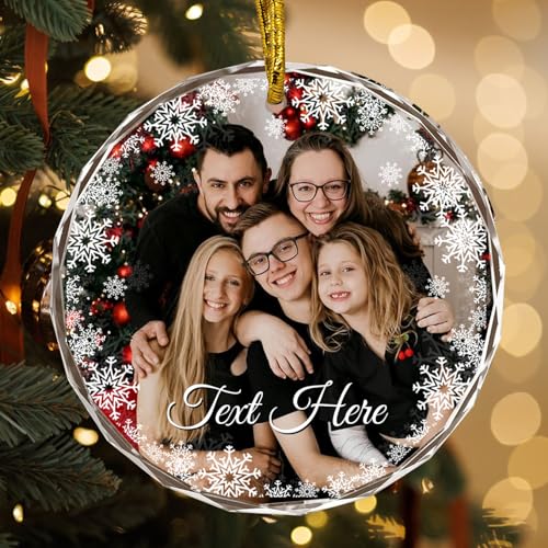 Personalized Photo Crystal Decorative Hanging Ornaments