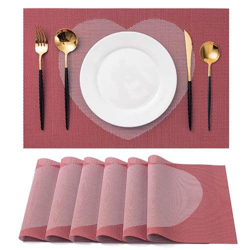 Placemats Set of 6 Washable Indoor (6 Count)