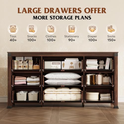 Brown Dresser for Bedroom