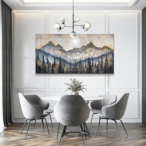 Large Canvas Wall Decor For Bedroom Large Wall Art For Living Room Dining Room Modern Office Abstract Ink