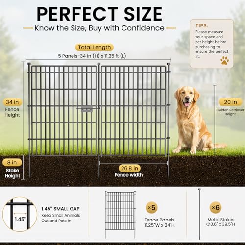 No Dig Garden Fence