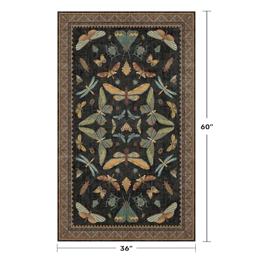 3x5 Entryway Rug Non Slip Washable (15 Sq Ft)