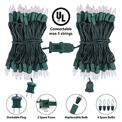Clear Christmas Lights (25 Foot)