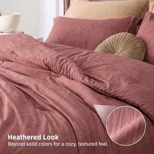 Pink Clay Queen Comforter Set