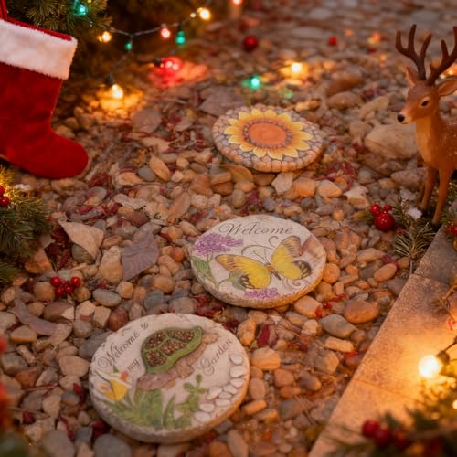 Garden Décor Stepping Stones Outdoor 10 * 10 * 0.75 Inch