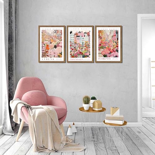 Floral Wall Art Set of 3 (3 Count)