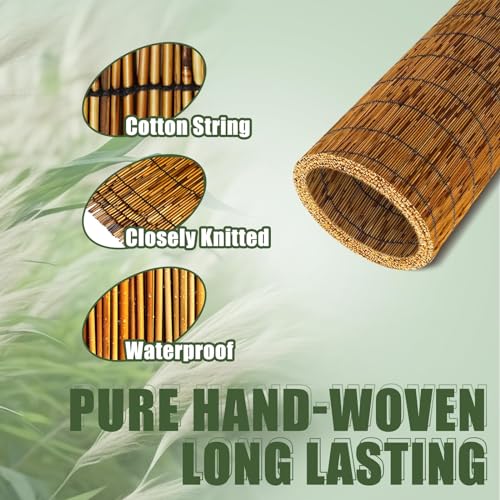 2 Pack Reed Bamboo Screen Fencing