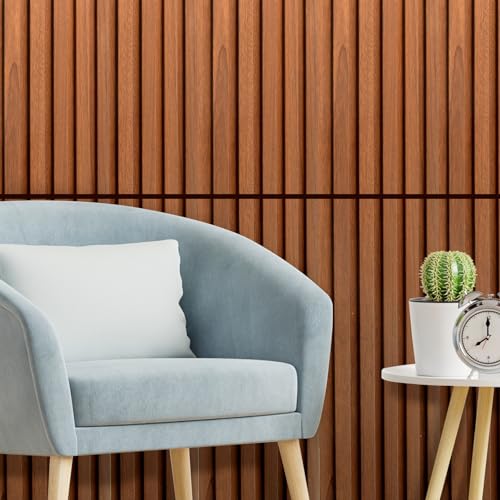 48 x 6 Inch WPC Wood Slat Wall Panels