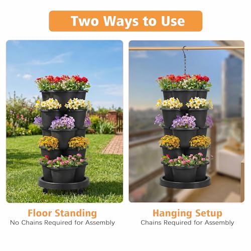 5 Tier Vertical Garden Planter (5 Count)
