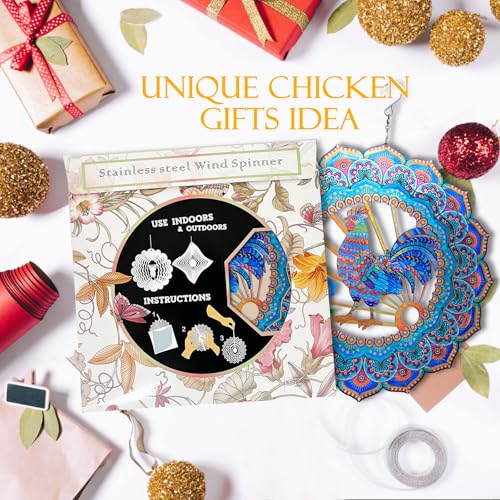 Rooster Wind Spinner for Yard and Garden
