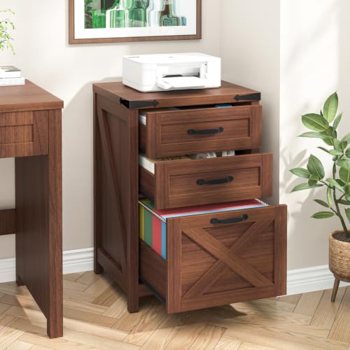 Vertical File Cabinet with 3 Drawers for Home Office