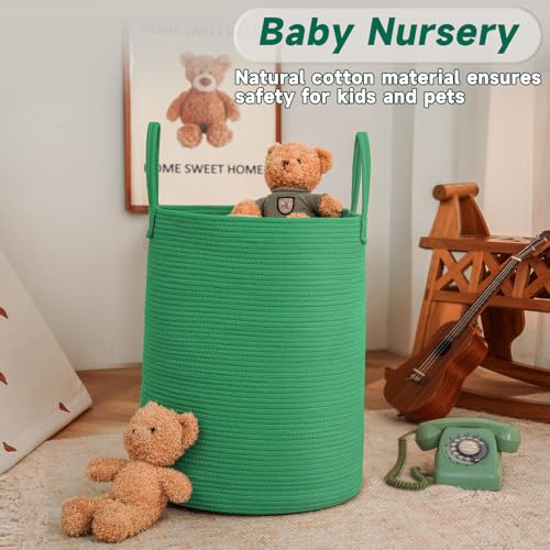 80L Cotton Rope Laundry Basket Hamper