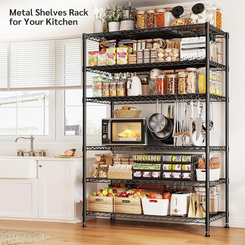 6 Tier Storage Shelves (2 Count)
