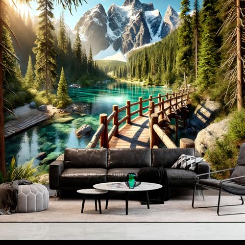 Nature Tapestry Forest Tree Sea Cave Wall Hanging