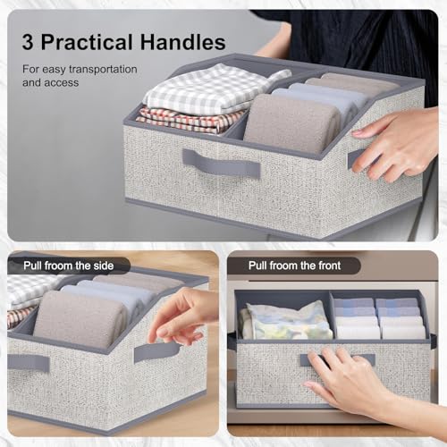 6 Pack Trapezoid Storage Bins (6 Count)