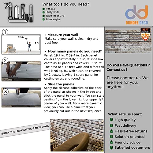 3D Wall Panels Faux Brick