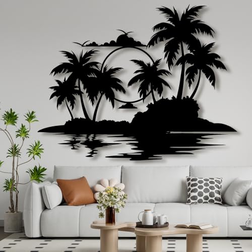 Palm Tree Metal Wall Decor