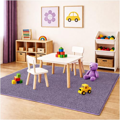 Soft & Colorful 3' Round Kids Classroom Area Rug
