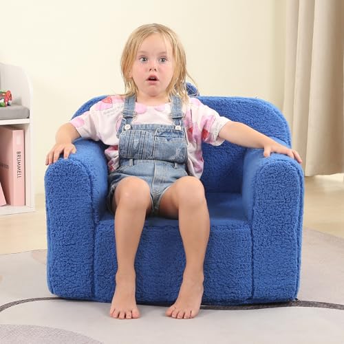 Kids Snuggly Soft Sherpa Chair