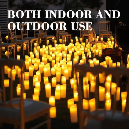 72 Pack Realistic Flameless LED Candle (72 Count)
