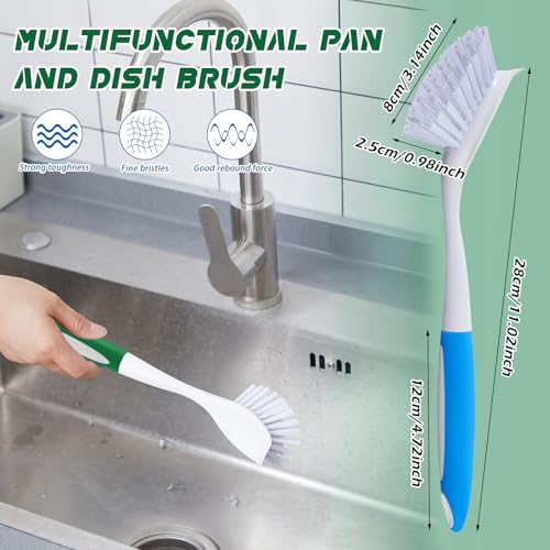 20 Pcs Kitchen Scrub Dish Brush Bulk (20 Count)