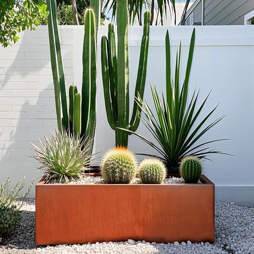 Corten Steel Rectangular Planter Box