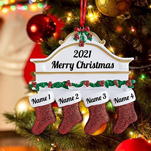Personalized Christmas Ornaments Family of 2