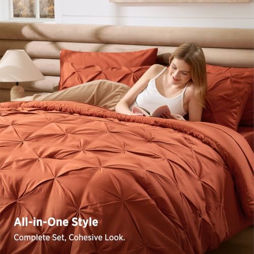 7 Piece Queen Comforter Set & Sheet Set
