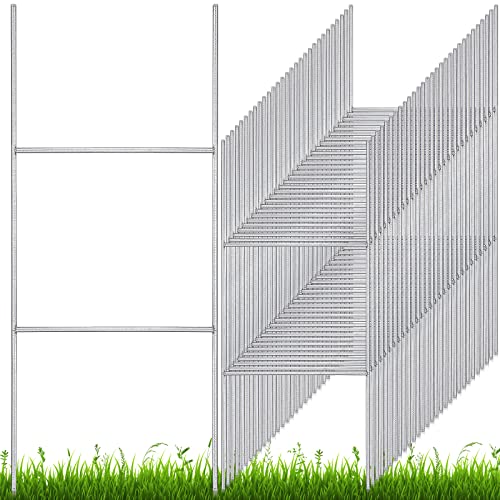 200 Pcs Yard Sign Stakes 24'' x 10'' H Frame Wire (200 Count)