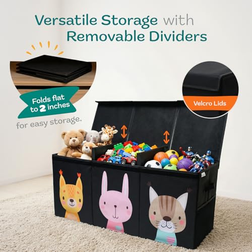Extra Large Toy Storage Organizer with Lid