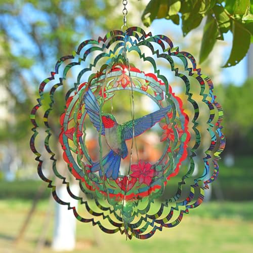 Wind Spinners Outdoor Hummingbird