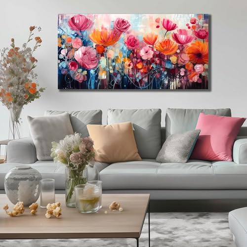 Flower Wall Art for Living Room