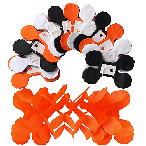 Black White Orange halloween Party (141.6 Foot)