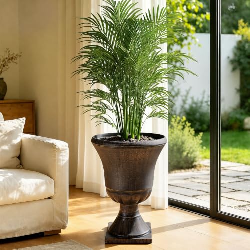 22" Tall Urn Planters Set of 2 Large Flower Pots (2 Count)