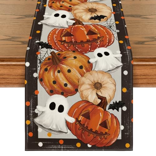 210 GSM Halloween Table Runner Home Party Decor 13x60 Inch