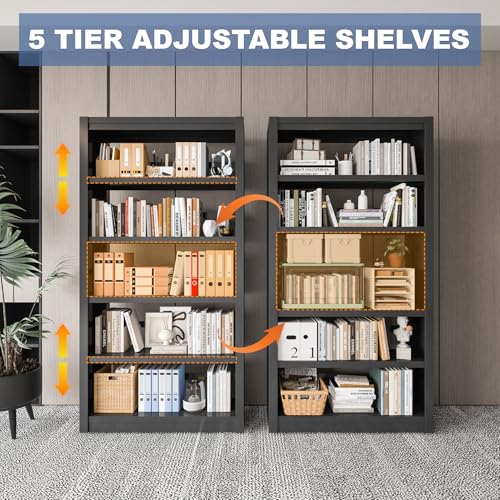 Metal Bookshelf (5 Count)
