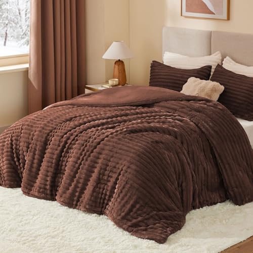 Fleece Full Comforter Set