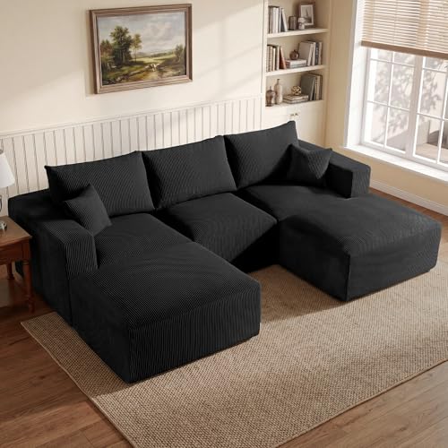 113" Modular Sectional Sofa Boneless U