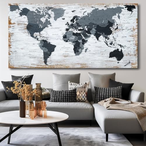 Canvas Wall Art Black Wall Decor Office Pictures for Living Room Decoration Picture Framed Artwork for Home Bedroom Decoration40 x79