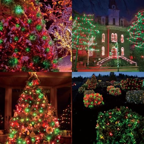 Red and Green Christmas String Lights (200 Count)