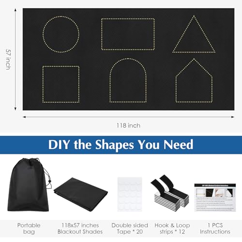 100% Blackout Curtains for Bedroom