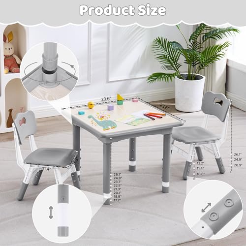 Kids Table & 2 Chairs (3 Count)