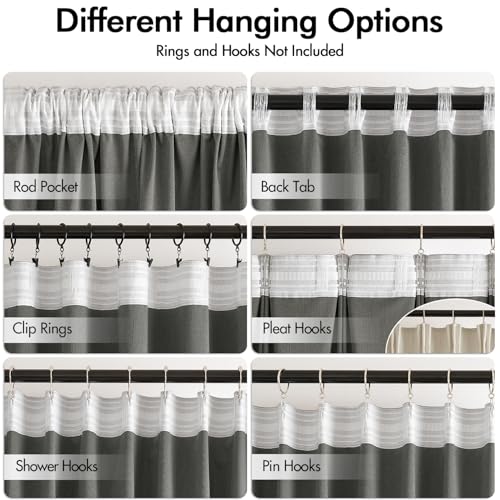 Cream Beige Velvet Pinch Pleat Blackout Curtains W52 X L108 Inches (2 Count)