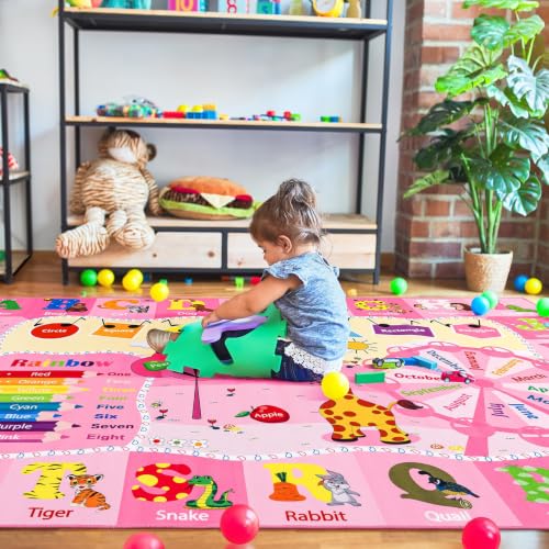 BENRON 3x5 Playroom Rug for Kids Washable