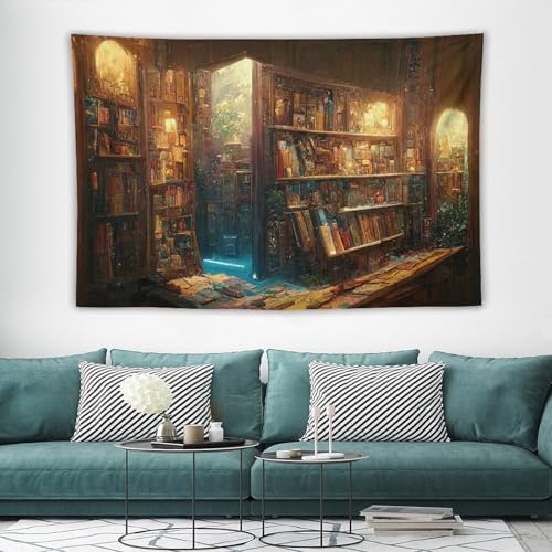 Bookshelf Tapestry
